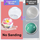 12Pcs Transparent Epoxy Resin Molds Silicone Set, Clear Silicone Molds for Epoxy Resin Include Seamless Sphere Resin… — 4