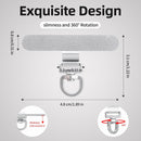 Yojaro 360° Rotating Stainless Steel Phone Tether Tab (3-Pack) - Universal for iPhone & Other Phones (Fits Wristbands/Necklaces/Crossbody Straps) photo 2