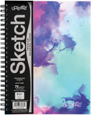 UCreate Fashion Poly Sketch Book, Watercolor Splash, 9" x 12", 1 Count | Watercolor Splash; 9" x 12" — 1