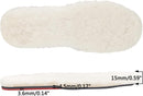 Endoto Sheepskin Insoles for UGG Replacement Inserts Soles - Red — 2