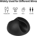 Flezoo 12PCS Black Adhesive Cable Clips Cord Organizer for Wire Management photo 3