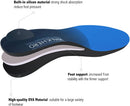 WalkHero Arch Support Inserts for Women Men, Plantar Fasciitis Relief