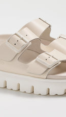 Birkenstock Women's Papillio Arizona Chunky Sandals – Eggshell — 4