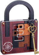 The Einstein Collection Lock Puzzle - Tricky Padlock Brain Game - Professor Puzzle 3D Brain Teaser Puzzles — 3