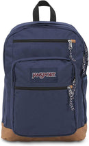 JanSport Cool Backpack, with 15-inch Laptop Sleeve - Large Computer Bag Rucksack with 2 Compartments, Ergonomic Straps, Navy | One Size — 1