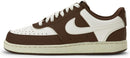 Nike Women's Court Vision Low Nubuck Shoes - Sail/Sail/Cacao Wow/Coconut Milk — 1
