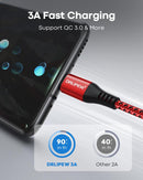 USB to USB C Cable 3ft 4Pack,3A USB A to USB Type C Cord Fast Charging 2