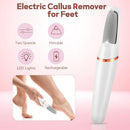 Electric Callus Remover for Feet, ZABOUL Electric Foot Filer Rechargeable Pedicure Tools Foot Grinder Smooth Pedicure Wand Feet Care for Removes Dry Hard & Dead Skin Ideal Gift - White — 2