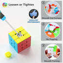 Vdealen Speed Cube Set, Puzzle Cube Bundle of 2x2x2 3x3x3 4x4x4 Pyramid Magic Cube Set, Birthday Party Christmas Stocking Stuffers Gift for Kids Teens Adults(Stickerless) — 2