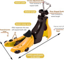 Shoe Stretcher Men Women Boot Stretcher Adjustable Width and Length Widener Expander Wide Feet Boot Stretcher | yellow | 2 — 5