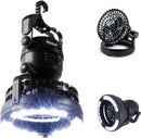 Odoland Portable LED Camping Lantern with Ceiling Fan - Hurricane Emergency — 1