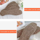 Alpaca Wool Warm Shoe Insoles Soft Winter Replacement Inserts for Boots - Light Brown Alpaca — 4