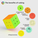 Full Size 3x3x3 Speed Cube Set, 2.2in Puzzle Party Favors Toy Stickerless Magic Cube Set, School Classroom Prize for Students, Birthday Party Stocking Stuffers Gifts for Kids Teens Adults(20 Pack) — 4