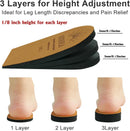 SIIHEA Adjustable Heel Lifts Inserts, 1/8'' Height Increase Insoles for Achilles Tendonitis, Heel Pain, Leg Length Discrepancy, Plantar Fasciitis, Shoe Lifts (Medium) — 2