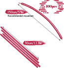 LXZFCRG 260 Long Balloons, Shiny Metallic Latex Twisting Balloon for Balloon Animals, Magic Balloons for Birthdays Wedding Party Decorations 100pcs (Metallic Red) — 2