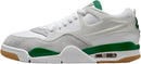 Air Jordan 4 RM Men's Shoes (FQ7939-060, Black/Anthracite/Varsity Red) - White/Neutral Grey/Wolf Grey/Pine Green — 1