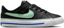 Nike Unisex Kids' Court Legacy Shoes - Boys Girls Toddlers & Baby Sneakers - Black/Arctic Green-white-game Royal — 2