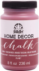 FolkArt 34994 Home Decor Chalk Furniture & Craft Paint in Assorted Colors, 8 ounce, Tuscan Red — 1