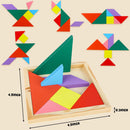 3 Otters Tangram Puzzle, Wooden, 4PCS — 5