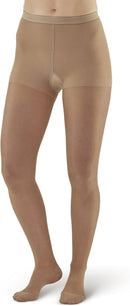 Ames Walker 20-30 mmHg Sheer Compression Pantyhose Beige Large — 1