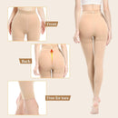 Somuch 15-20 mmHg Footless Compression Pantyhose for Women & Men, Graduated Compression Tights for Varicose Veins Edema Leg Swelling, High Waisted Support Leggings | Beige | Medium — 5