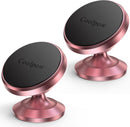 【2-Pack】Magnetic Phone Holder for Car Dash Strong Magnetic Car Phone Mount | Rose Gold photo 1