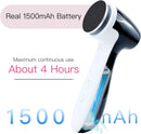 APRELM Rechargeable Electric Foot Callus Remover with 3-Sizes 120Pcs Sandpaper Discs, Professional 1000RPM 3-Speed Control Electric Foot File (E7 Black) — 6