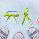 AOMIDI Flat Shoelaces 5/16" | 2 Pair | For Sneakers and Converse Shoelaces — 5