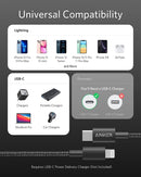 Anker New Nylon USB C to Lightning Cable, MFi-Certified Cord (6 ft, Black) 4
