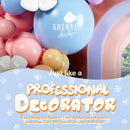 ALL-IN-1 Blue Balloon Arch Kit with BONUS Bone & Daisy Balloons for Birthday Decoration Girl - Pastel Balloons Garland for Blue Party Decorations & Party Supplies - Puppy Party Decorations | Blue, Purple, Pink, Orange — 8