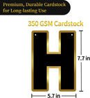Pre-Strung Happy Birthday Banner - Black Gold Party Decorations — 3