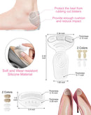 10Pcs High Heel Comfort Pads, Shoe Inserts for Women Shoes Too Big — 4