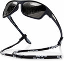 suoso Polarized Sports Sunglasses for Men: UV400 Protection Glasses Wrap Around Goggles for Driving Fishing — 1