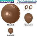 Brown Balloon Arch Kit 111Pcs 18 12 5 Inch Latex Party Balloons Garland for Birthday Baby Shower Wedding Engagement Anniversary Christmas Party Decorations — 2