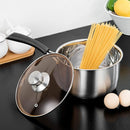 TeamFar Saucepan with Lid, 2 qt Sauce Cooking Pot Milk Pan Stainless Steel — 5