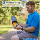 PowerStep Pulse Thin Orthotics, Arch Support Inserts, Pain Relief for Cleats & Tight Running Shoes, Insoles for Plantar Fasciitis Relief, Mild Pronation, Shin Splints, Unisex , Made in the USA - Orange/Grey — 8