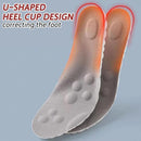 4D Cloud Technology Insole - Super Soft Comfort Insoles, Soft Foot Protection Cloud Feeling Insole, U-Shape Memory Foam Insoles, 4D Sports Memory Foam Insoles (Green, Men 10.5-11.5/Women 12-13) - Men 8-8.5/Women 9.5-10 — 2