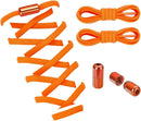 ZHENTOR Elastic Shoe Laces, Elastic No Tie Shoelaces for Sneakers, One Size Fits All Adults and Kids Shoes | Orange | 1 Pair — 1
