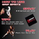 Grip Spritz for Volleyball Shoes - Court Grip Spray & Sneaker Traction - Clean & Rejuvenate Soles - Improve & Enhance Shoe Grip & Performance - Anti Slip — 2