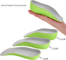 3 Pairs Height Increase Insoles, Foot Arch Contour Shoes Lifts, Inserts for Men and Women — 3