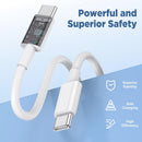 Long USB C to USB C Cable 15FT for iPhone 17 16 15 Pro Max,60W Fast Charging Type C to Type C Charger Cord for iPhone 17 16 15/16 15 Plus/17 Air/17 16 15 Pro, iPad Pro/Air,MacBook,Galaxy S25-White 3