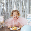 2 Pack Silver Foil Curtain Party Streamers Metallic Tinsel Foil Fringe Photo Booth Backdrop for Birthday Wedding Engagement Baby Shower Bachelorette Christmas Holiday Celebration Party Decorations | 2 Pcs — 2