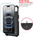 Diverbox for iPhone 16e Case & iPhone 17e Case [Compatible with MagSafe] [Shockproof] [Dropproof] [with Screen Protector ] Heavy Duty Protection Phone Cover (Black) — 5