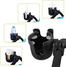 Accmor Stroller Cup Holder with Phone Holder, Bike Cup Holder, Universal Cup Holder for Uppababy Nuna Strollers, 2-in-1 Drinks Holder for Walker, Wheelchair, Scooter — 8