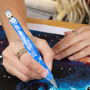 RaySoar Diamond Art Pens Diamond Art Tools Painting Pen with Screw Metal Tips Multi-Placer Tool Accessories for Adults Gem Rhinestone Picker Stylus Blue | Art Blue-Silver tips — 3