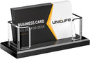 Uniclife Acrylic Business Card Holder for Desk 1 Slot, 60 Card Capacity — 1