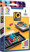 SmartGames IQ Puzzler Pro | Boost Logic and Problem Solving Skills | Level Up with 120 2D and 3D Challenges from Easy to Expert | Great for Ages 6 - Adult | A Fun Travel Game in a Portable Case — 2
