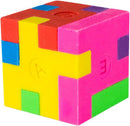 Super Z Outlet 12 Pack Colorful Puzzle Erasers Miniature Pencil Erasers Children Party Favors, Classroom Student Prize Packs, Brain Teasers (Cube) — 4