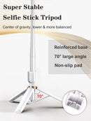 Selfie Stick Tripod with Wireless Remote, 46'' Cellphone Selfie Stick Tripod with LED Fill Light, for iPhone 16/15/14/14 pro/13/13 Pro/12/11/11 Pro/XS Max/XS/XR/X/8/7 and Android Smartphone(Upgrade) photo 2