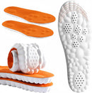 4D Cloud Steppers Insoles for Men and Women, Work Boot Cushioning Inserts - Orange — 1